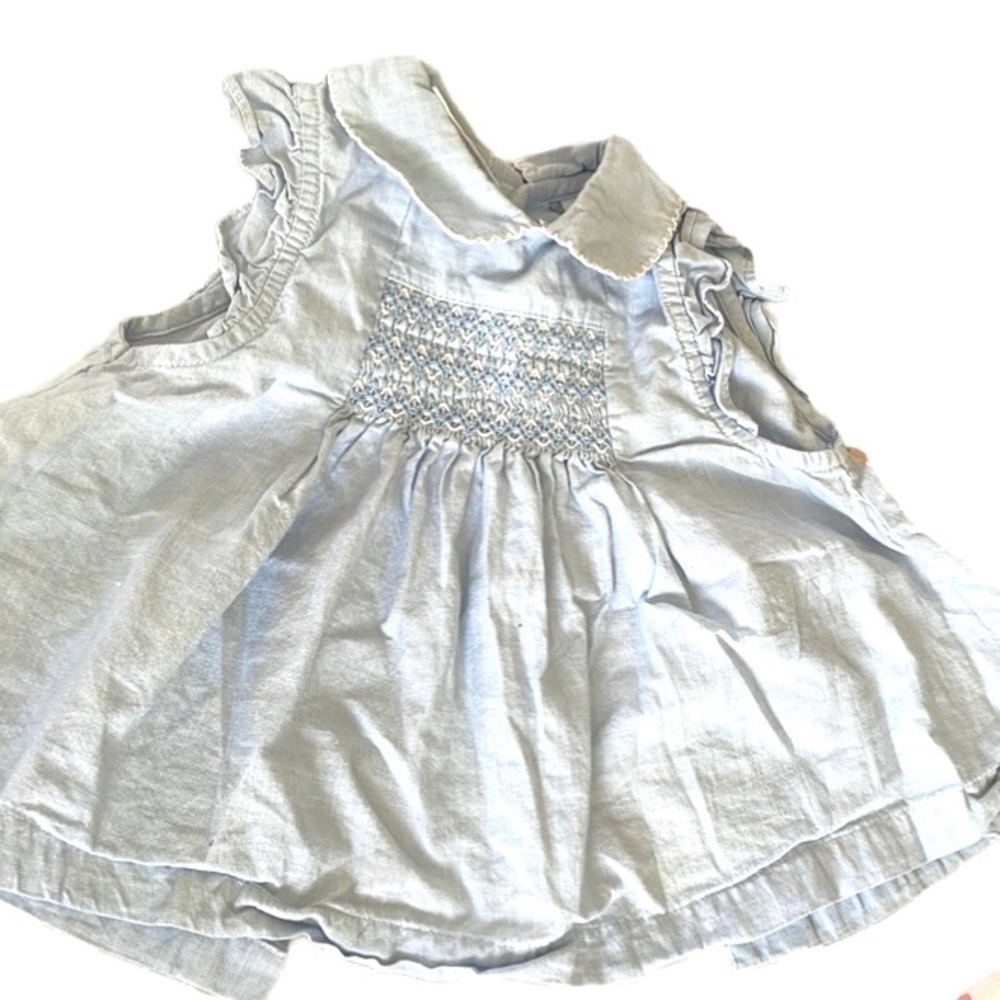 Mini wear blue dress 12 months
